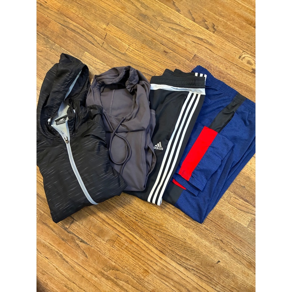 Vintage Adidas New Balance Activewear Bundle Womens Medium Jacket Pants 4pc Set